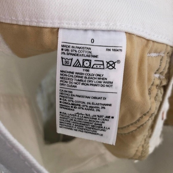 Old Navy denim shorts boyfriend Jean Size 0 25 white button fly frayed mid - Picture 8 of 9